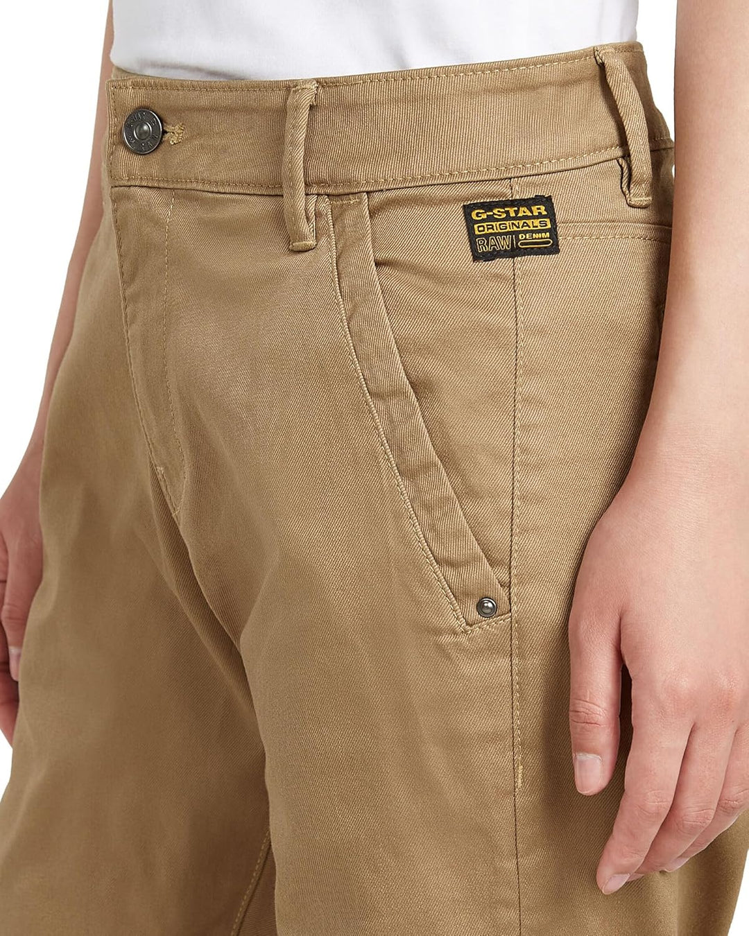 G-STAR Damen Kate Boyfriend Chino 23W / 28L Beige (Safari D25257-c105-b444), 23W / 28L Beige (Safari