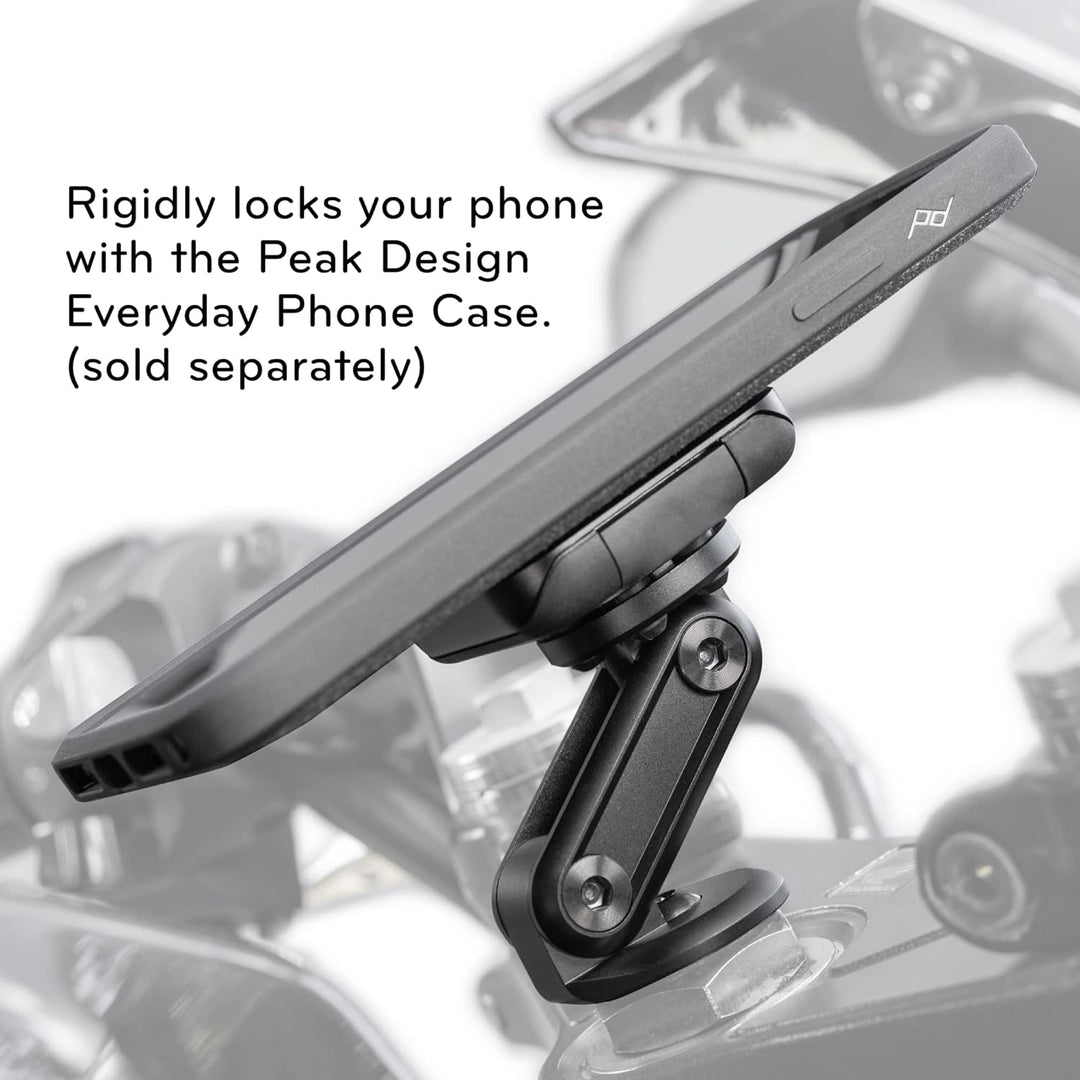 Peak Design - Mobile Motorcycle Mount Stem Mount - Black