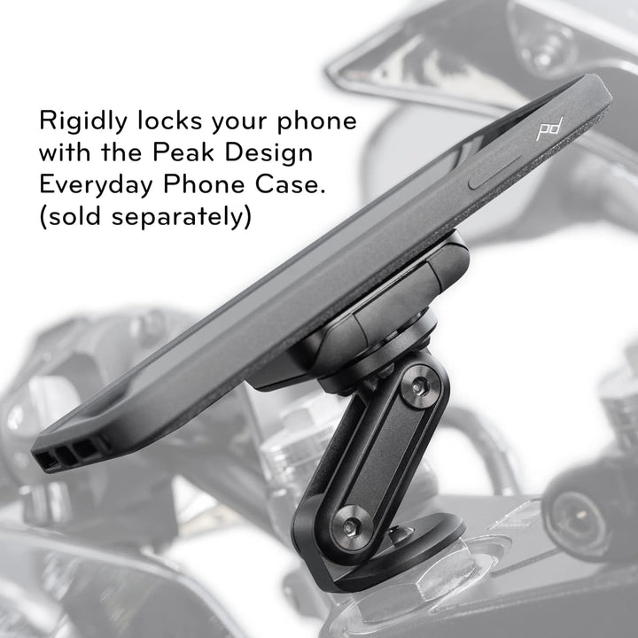 Peak Design - Mobile Motorcycle Mount Stem Mount - Black