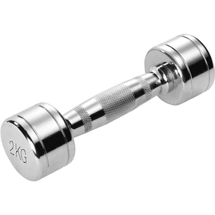Trendy Sport Chrom Kurzhantel - 1 Stück - 4,0 KG