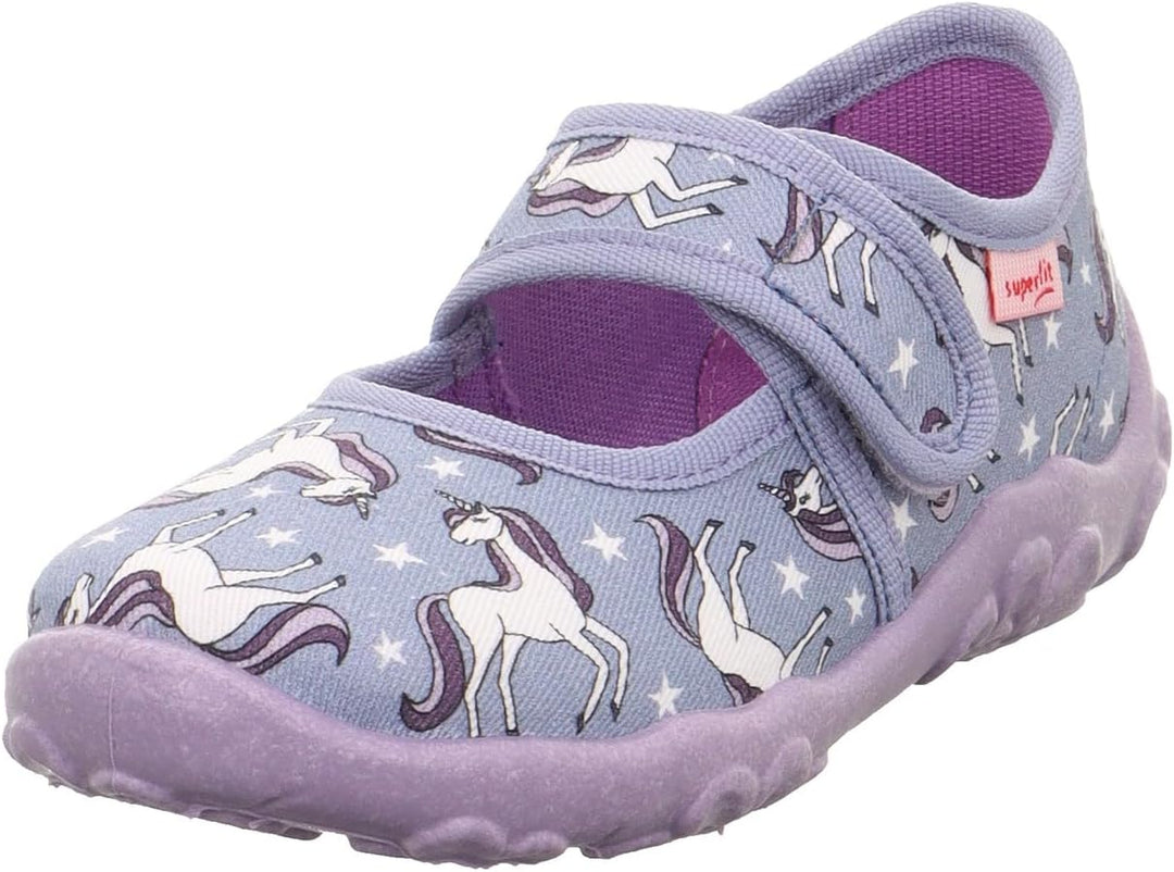 Superfit Jungen Mädchen Bonny Hausschuh 23 EU Blau Mehrfarbig 8080, 23 EU Blau Mehrfarbig 8080