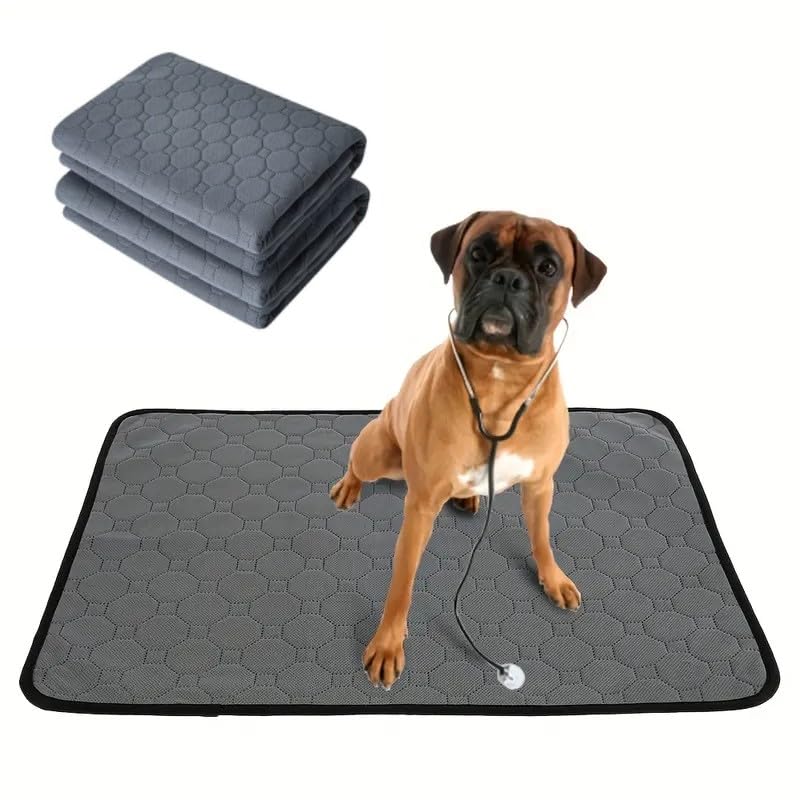 2 Stück waschbare Hunde Pee Pads wasserdichte Wiederverwendbare Pet Training Pads grosser Absorption