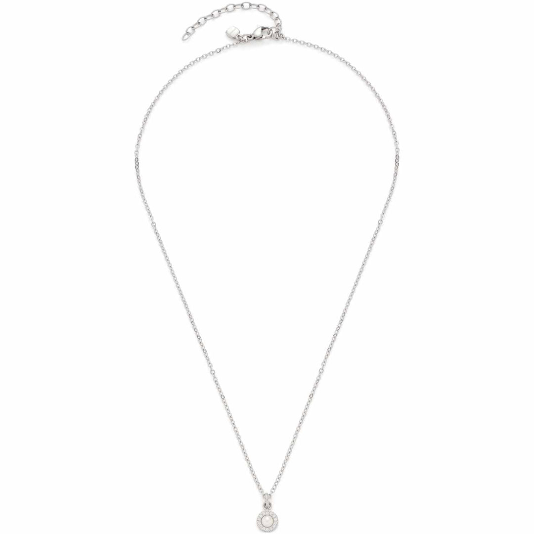 Leonardo Damen-Kette Edelstahl Zirkonia 32025291 weiss 42, weiß 42