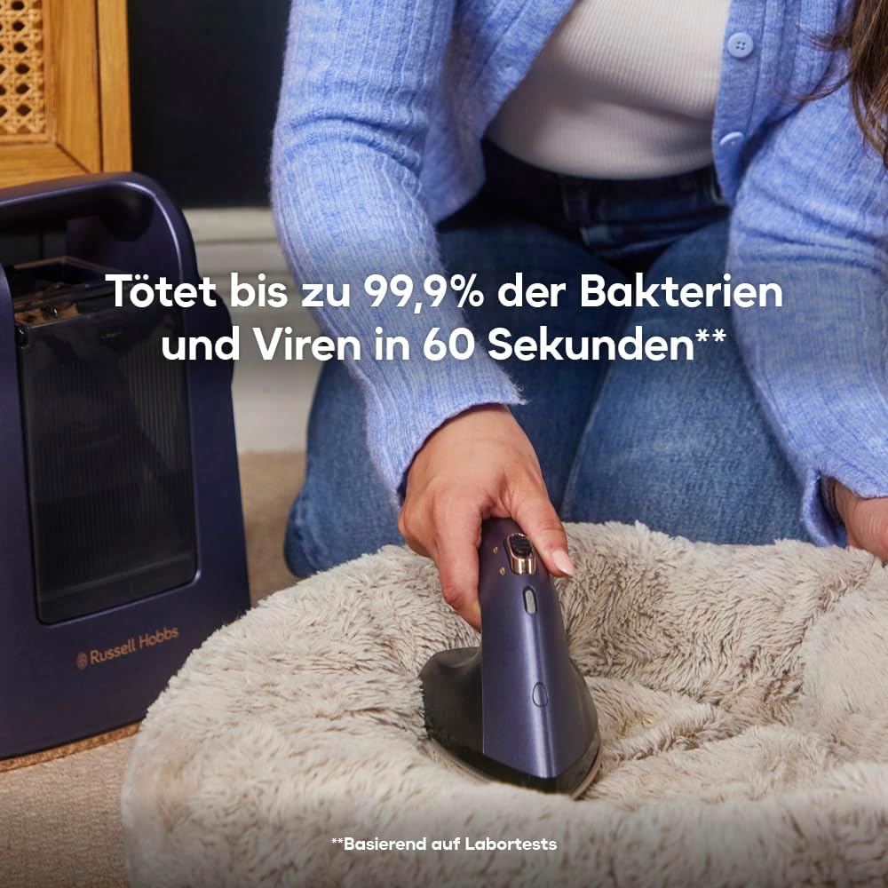 Russell Hobbs Dampfbügeleisen Multi inkl. XL Wassertank-Station 750ml [Dampfglätter + Bügeleisen] St