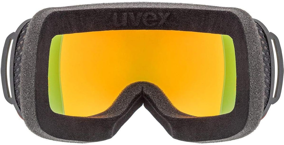 Uvex Unisex Downhill 2000 Cv Skibrille (1er Pack) Einheitsgrösse black matt/orange-orange, Einheitsg