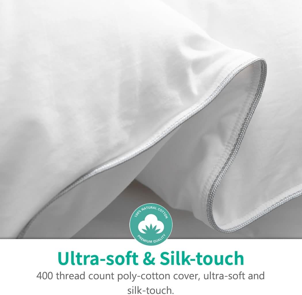 APSMILE Winter Bettdecke 240x260cm, Gänse Daunendecke 240x260 cm, Hotel Collection Duvet, Geeignet f