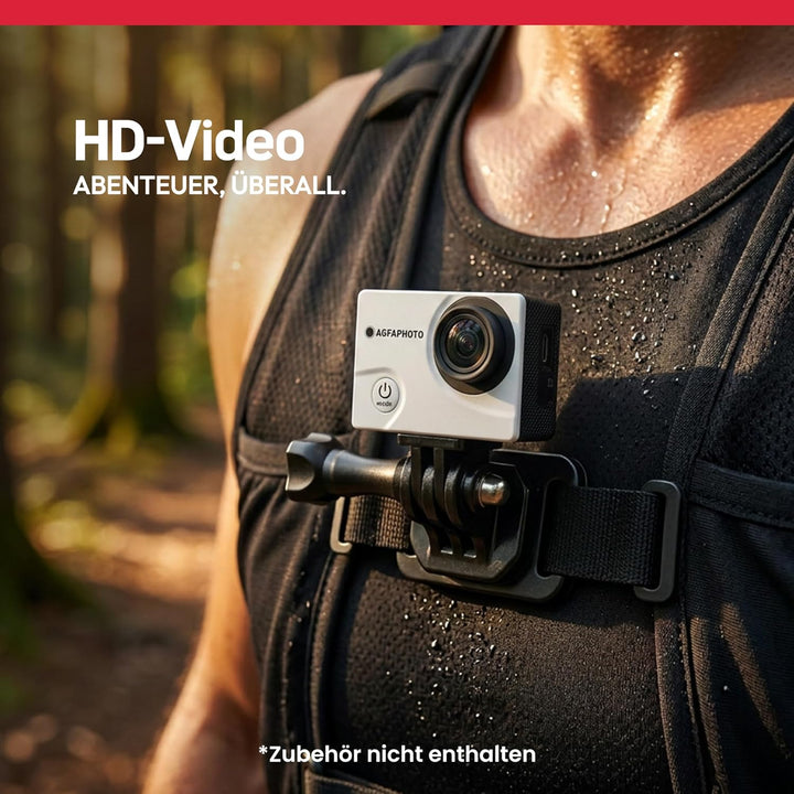 AGFAPHOTO Realimove AC5000 Caméra d'action Numérique étanche 30m