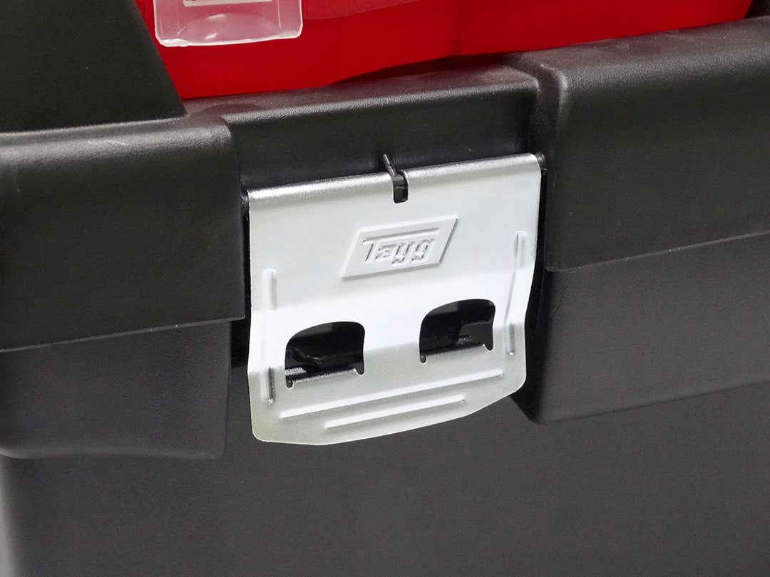 Tayg 4000871321 Werkzeugkasten aus Kunststoff Nr.35 Sortimentkoffer Nr. 35 mit 2 Einlagen und Box 58