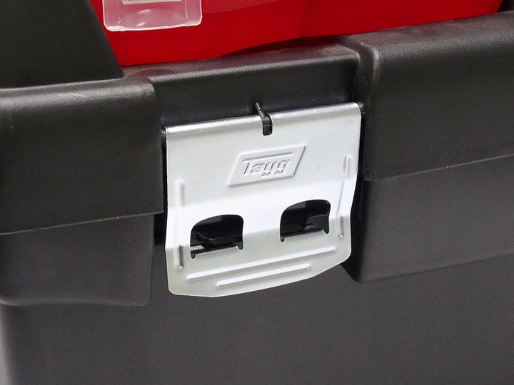 Tayg 4000871321 Werkzeugkasten aus Kunststoff Nr.35 Sortimentkoffer Nr. 35 mit 2 Einlagen und Box 58