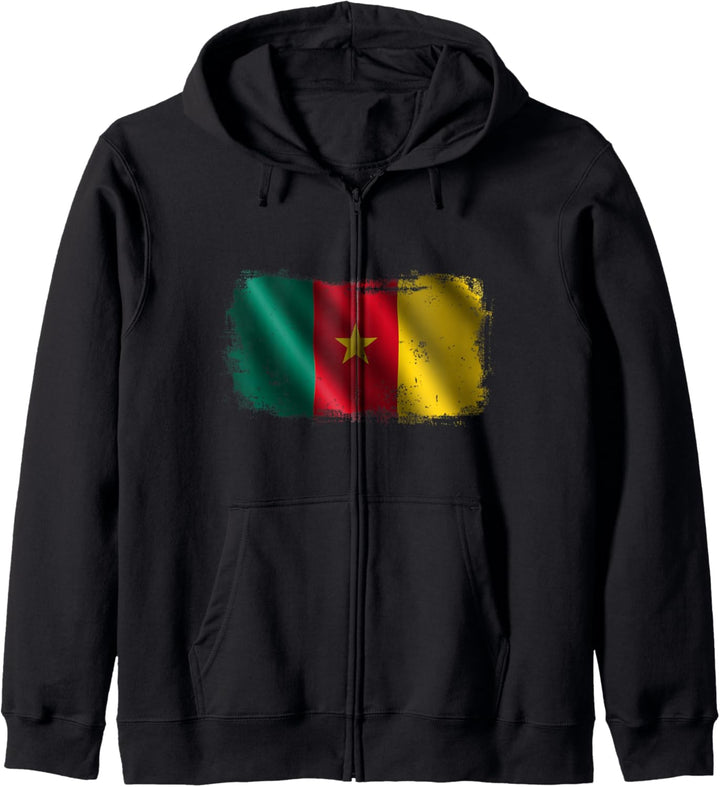 Kamerun Kamerunische Nationalflagge Kapuzenjacke