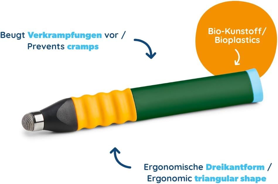 Edurino Ergonomischer Eingabestift I Special Edition | Tablet Stift für Kinder I Eingabestift für Ed