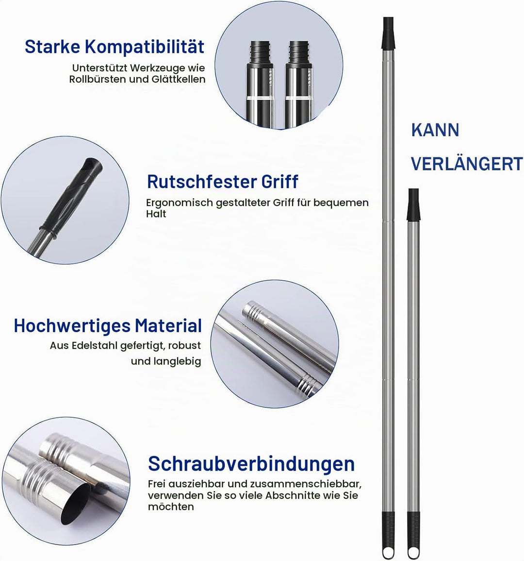 2025 Neueste Sprühdosen Verlängerungsstangen Adapter, Sprühdosenhalter Erweiterte Version Mit 3.6m T