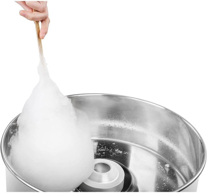 Royal Catering RCZC-1200-W Zuckerwattemaschine mit Wagen Cotton Candy Machine (Ø 52 cm, 1.200 W, 1 E