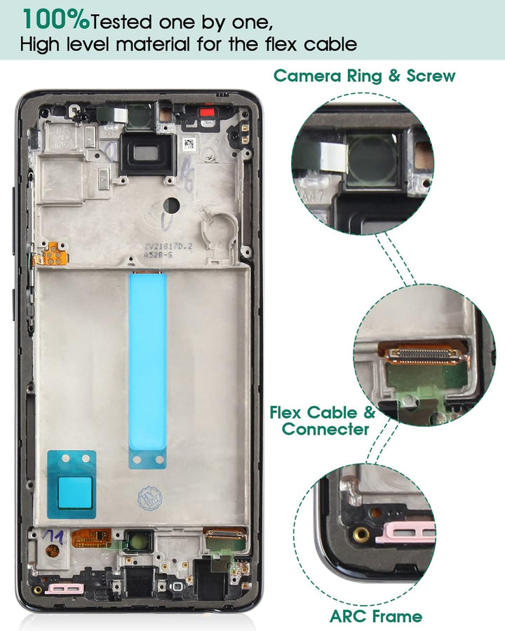 TFT für Samsung Galaxy A52 5G Bildschirm Ersatz für Galaxy A52 5G LCD für Samsung A52 5G Digitizer f