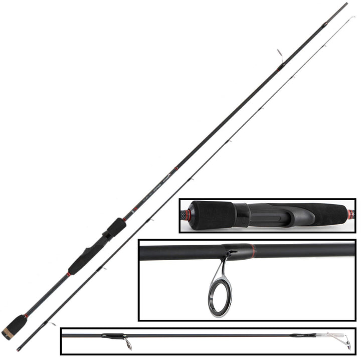 Fox Rage Warrior Ultra Light 2,10m 2-8g Rute - leichte Spinnrute für Barsche & Forellen, Barschrute