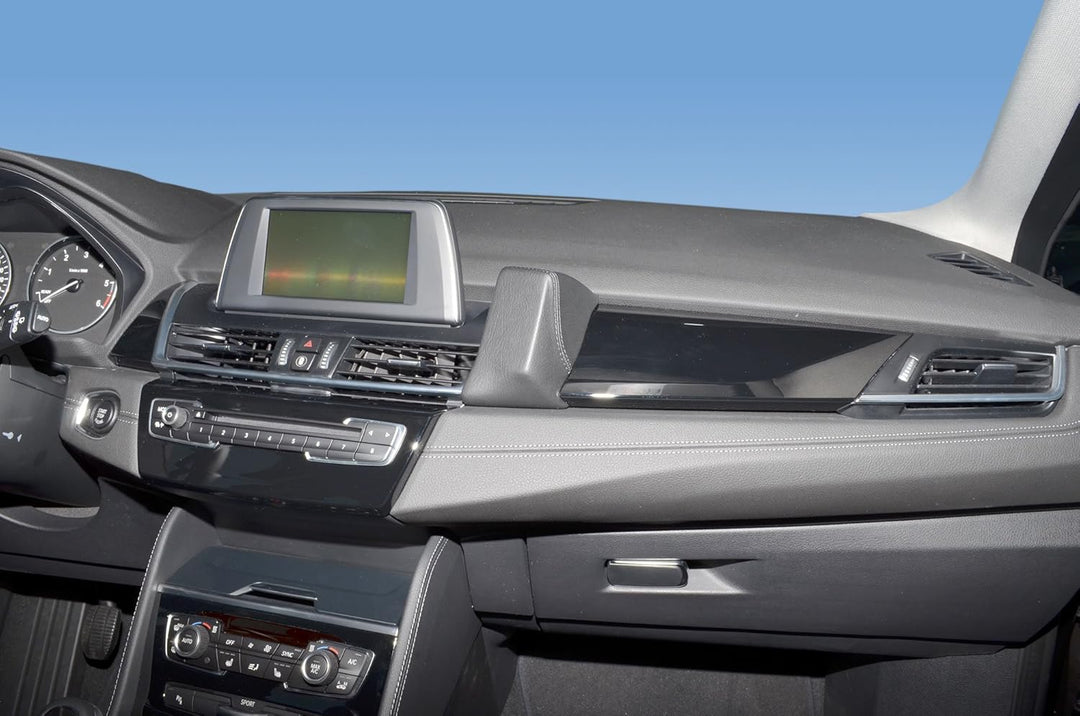 KUDA 5725 Halterung Kunstleder schwarz für BMW 2er Active Tourer (F45, F46) ab 2015, 5725
