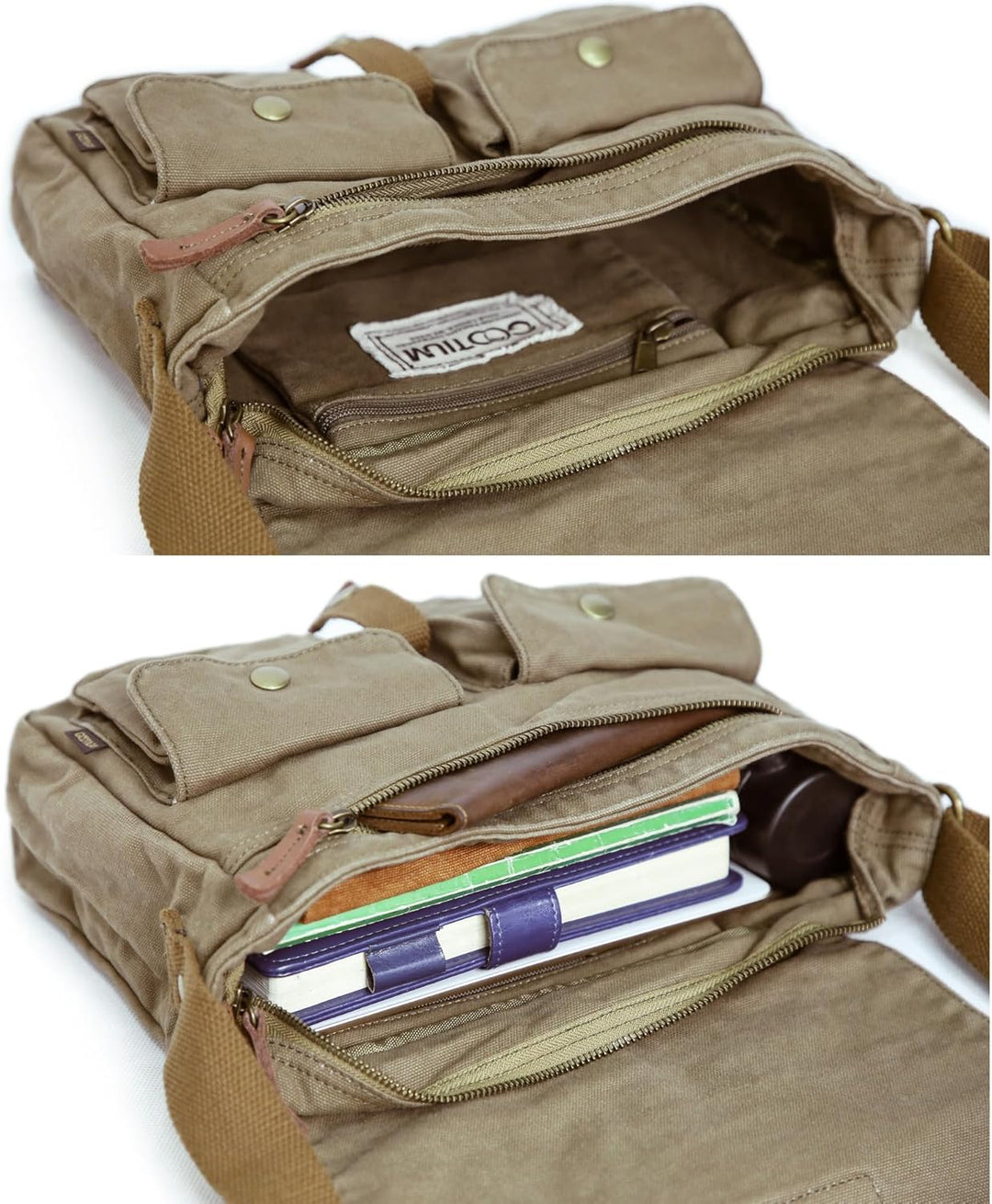 Gootium 30624 AMG Umhängetasche, 28 cm, 5 L, grün Armee Vert Armée, Vert Armée