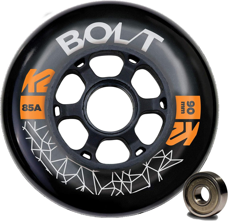 K2 Bolt 90 MM 85A 8-Wheel Pack W ILQ 9 90mm 85A & ILQ-9 Classic Plus, 90mm 85A & ILQ-9 Classic Plus