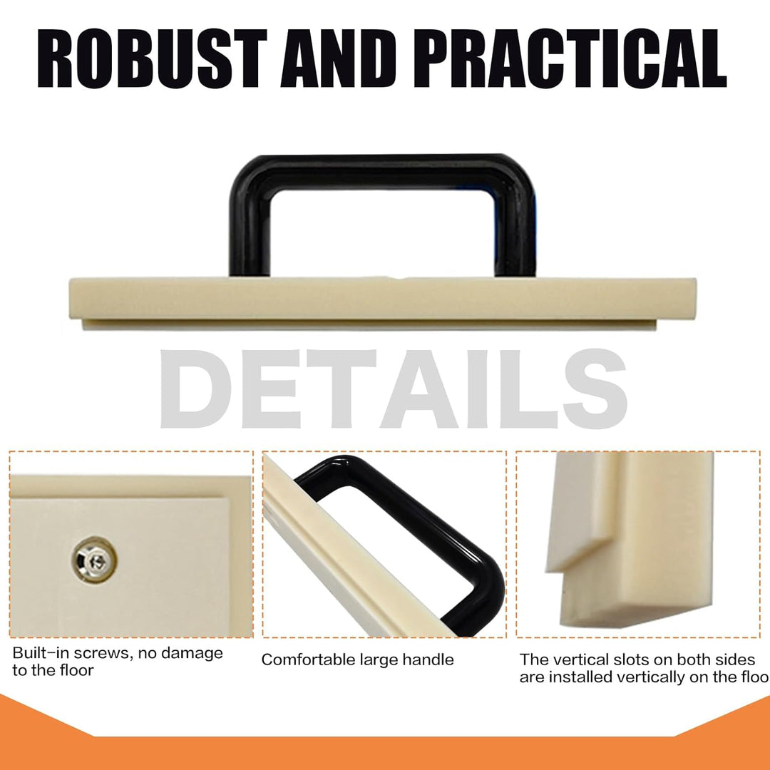 300mm Schlagklotz Vinylboden mit Griff, Schlagholz Laminat, Laminatboden Klicksystem, Schlagklotz Vi