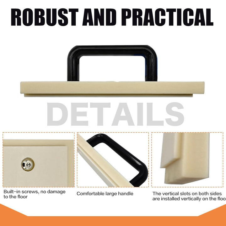 300mm Schlagklotz Vinylboden mit Griff, Schlagholz Laminat, Laminatboden Klicksystem, Schlagklotz Vi