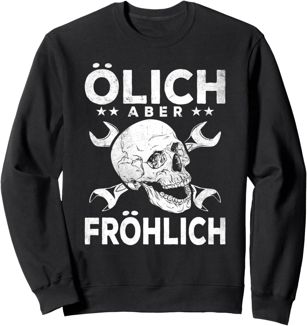 Ölich Aber Fröhlich Kfz Mechaniker Mechatroniker Schrauber Sweatshirt