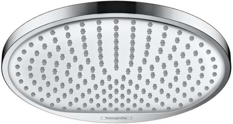 hansgrohe Crometta S 240 Duschkopf/Kopfbrause, Chrom, rund Chrom rund 1 Strahlart, Chrom rund 1 Stra