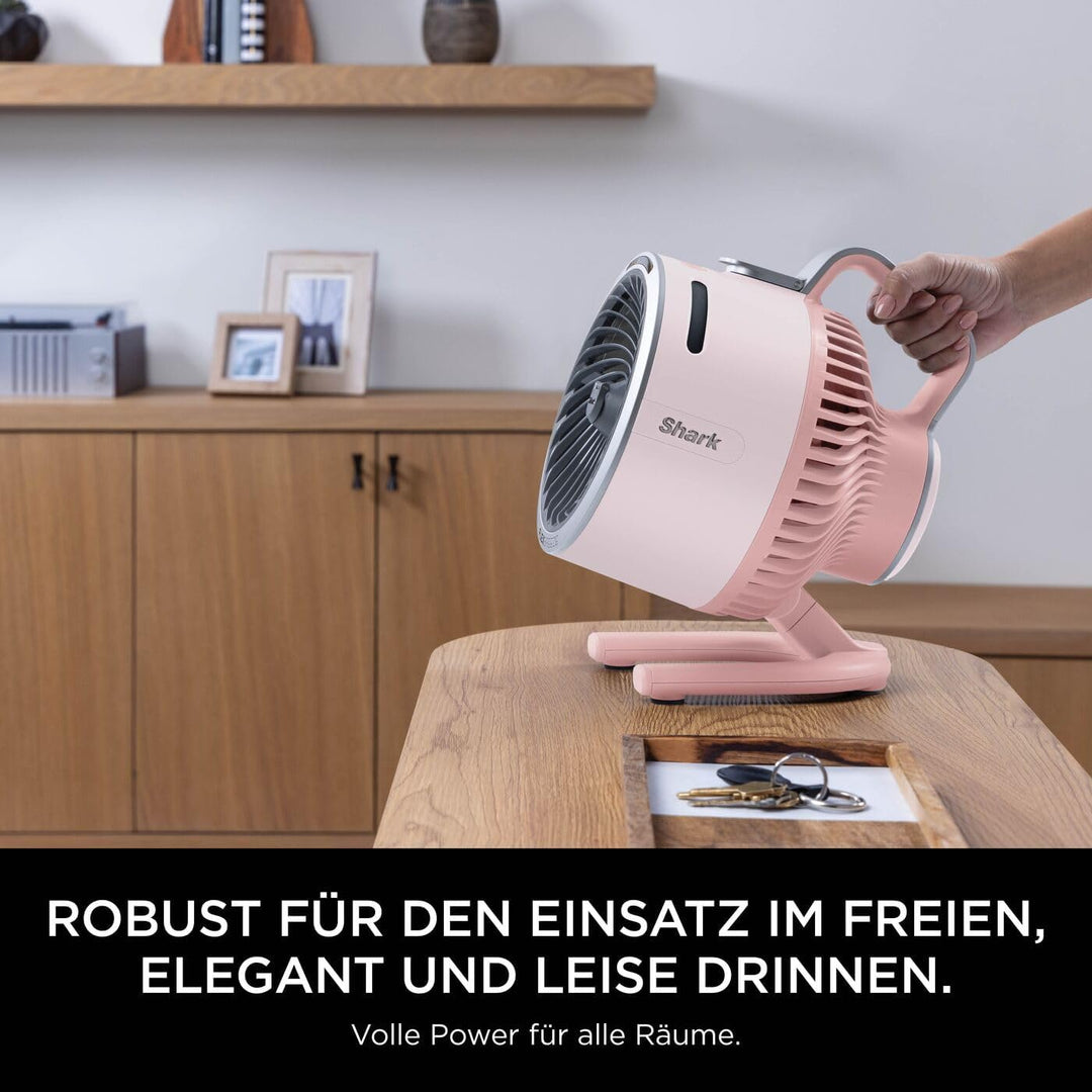 Shark FlexBreeze HydroGo Starker Ventilator mit Sprühnebel, Kühlung für drinnen & draussen, leise &