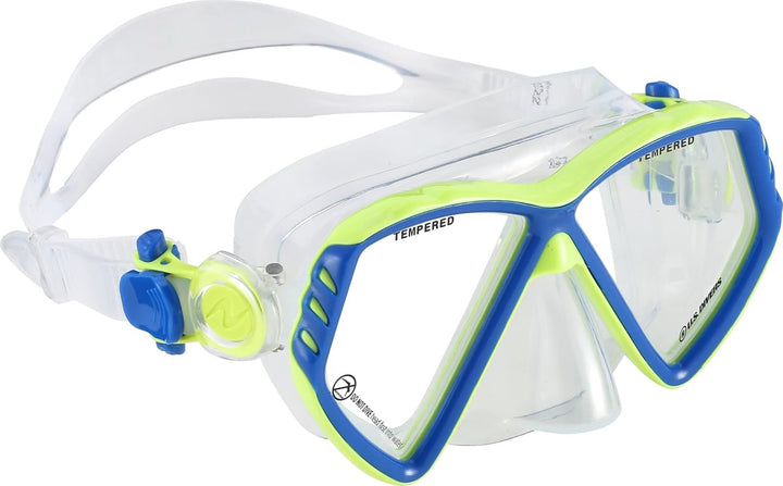 Aqua Lung Regal U.S DIVERS Kinder Schnorchel Set Flossen Schnorchel Flossenset Schnorchelset M (32-3