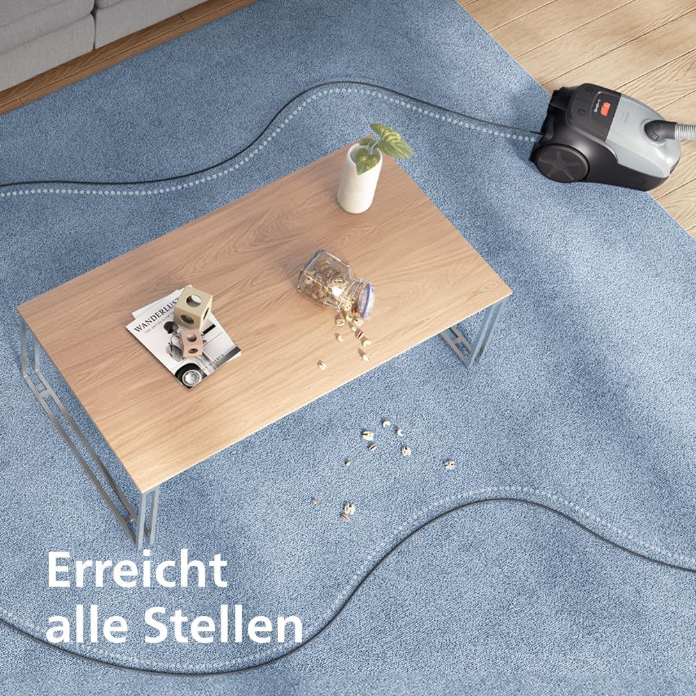 Philips Series 2000 Bodenstaubsauger mit Beutel – Kompakt & Leicht, 800W Motor, HEPA-Filter fängt 99