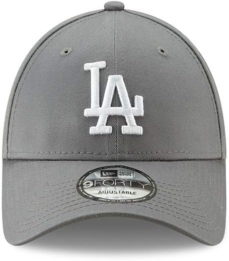 New Era Los Angeles Dodgers League Essential Grey 9Forty Cap - One-Size