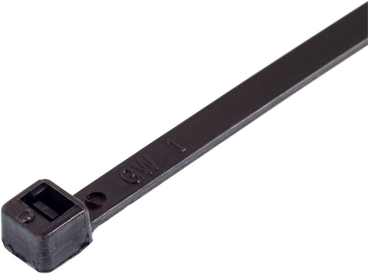 Gocableties Kabelbinder 1000 Stück Schwarz, 150 mm x 3,6 mm mit 18,2 kg Zugfestigkeit, kleine Grösse