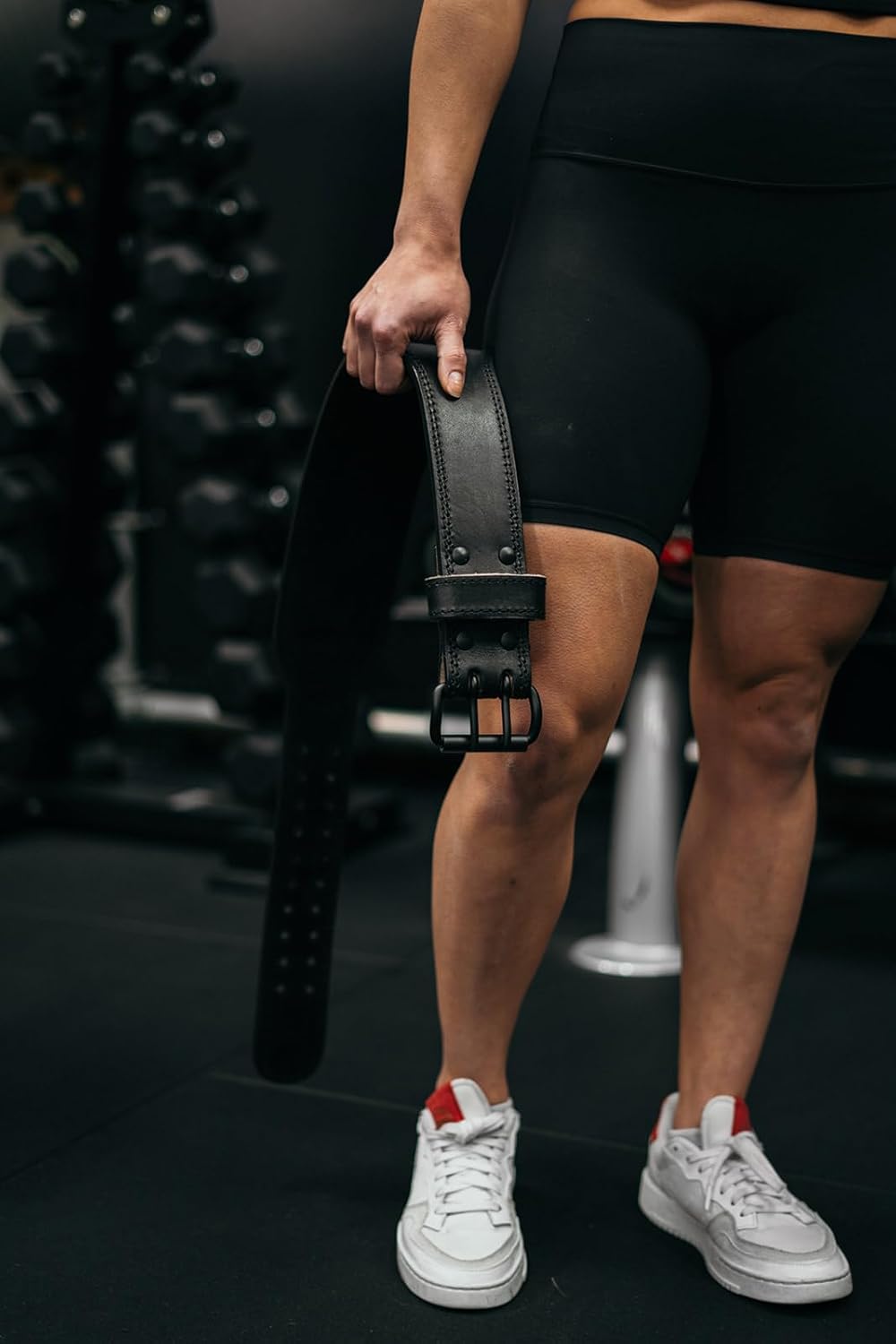 Premium Gewichthebergürtel aus Leder 8mm - Bodybuild Gürtel, Krafttraining, Crossfit, Leder Gewichth