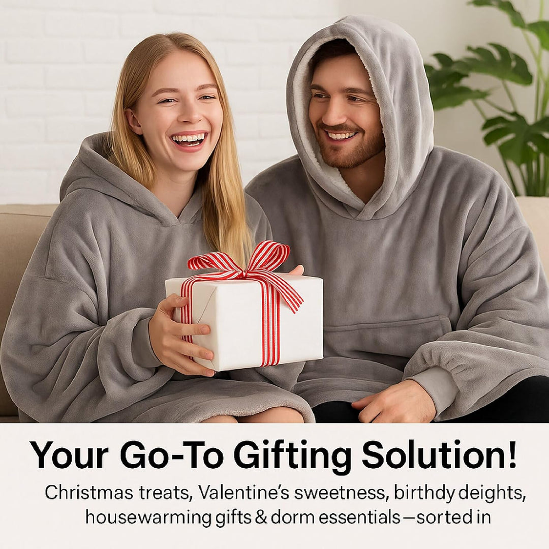Good Nite Decke mit Ärmeln für Frauen und Männer Sherpa kuscheldecke Tragbare Decken Adult Cosy Swea
