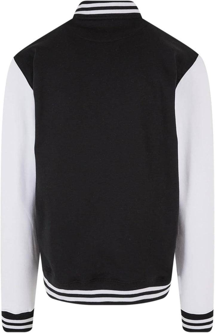 Urban Classics Herren Sweatjacke S Blk/Wht, S Blk/Wht