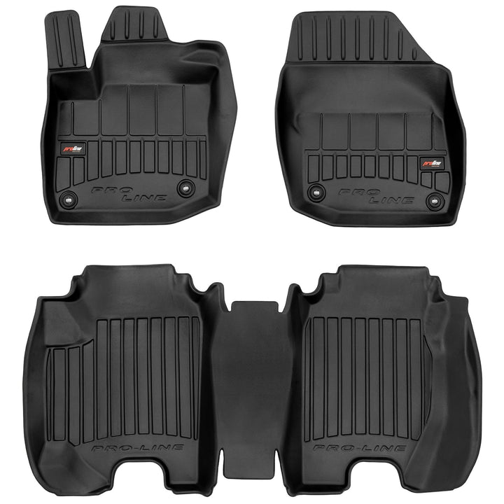 M MOTOS Gummimatten Auto Fussmatte passt für Honda Civic IX 2011-2016 Verbessern Sie Ihren Reisekomf