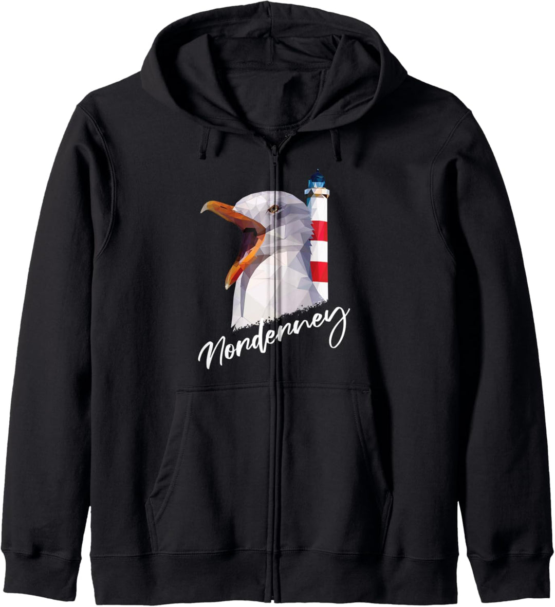 Norderney Nordsee Insel Urlaub Küste Leuchtturm Norderney Kapuzenjacke