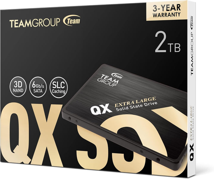 Team Group QX 2.5" 2 to Série ATA III QLC 3D NAND 2TB Quantum (QX), 2TB Quantum (QX)