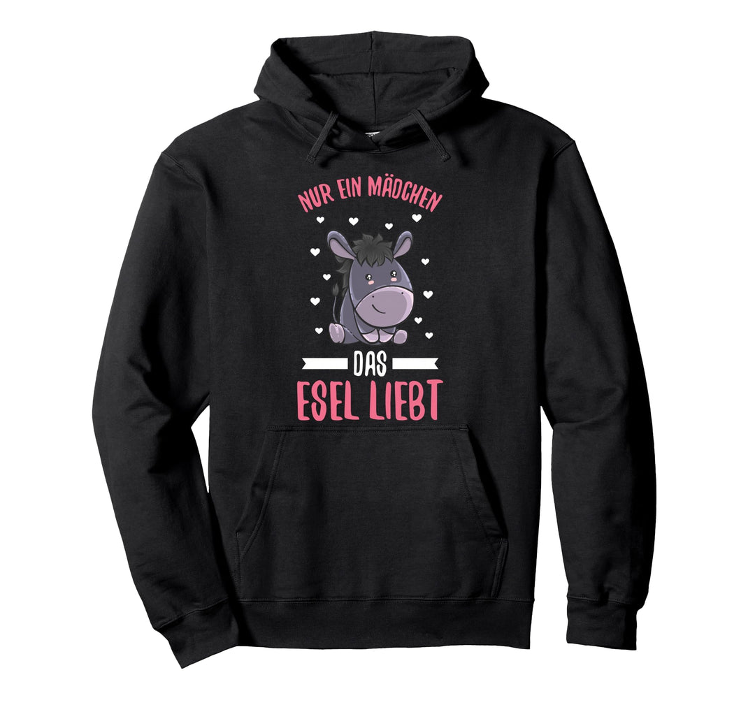 Nur Ein Mädchen Das Esel Liebt Bauernhof Pullover Hoodie