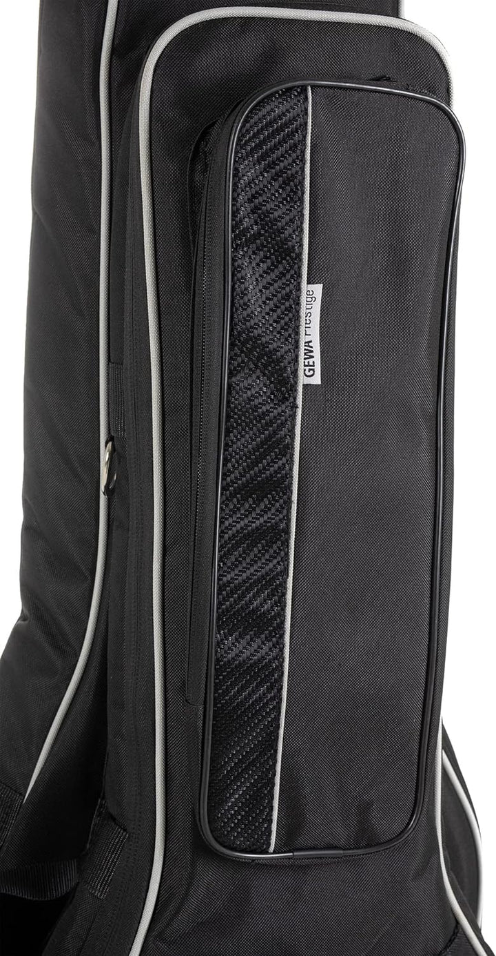 GEWA Gitarren Double Gig-Bag Prestige 25mm E-Gitarre/E-Bass, stabiler Komfortgriff, zusätzlicher Fro