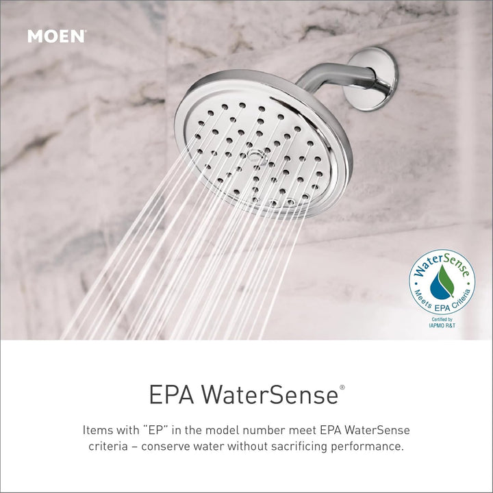 Moen Trim Kit t2253ep, Brantford Badewanne Dusche Wasserhahn System mit Rainshower Duschkopf ohne Ve