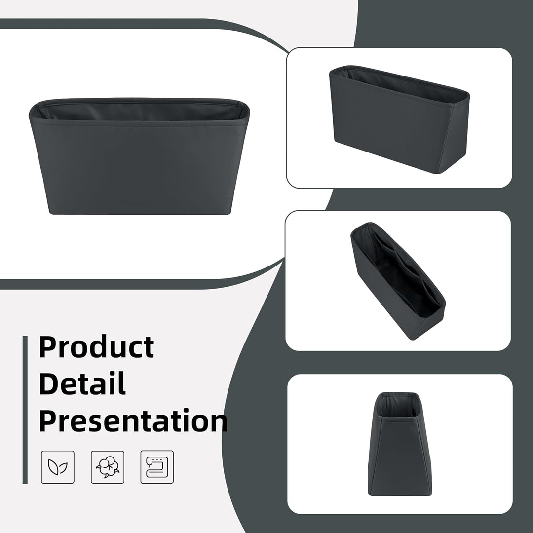DGAZ Taschen Organizer Einsatz, Seide Taschenorganizer für Neverfull PM/MM/GM Tasche, Seidige Berühr