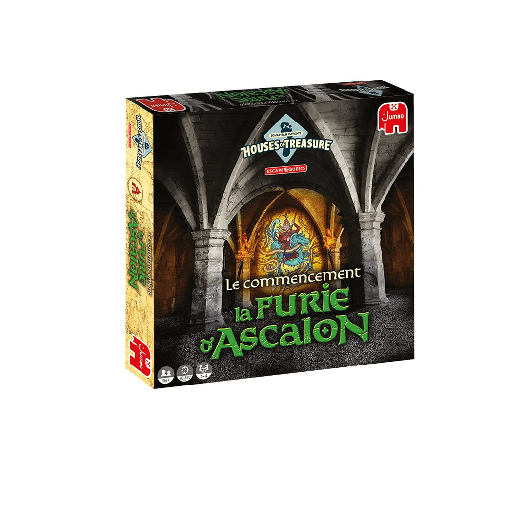 JUMBO – Escape Game Der Anfang der Furie von Ascalon – Brettspiel – zwischen Rätseln und Puzzles – J