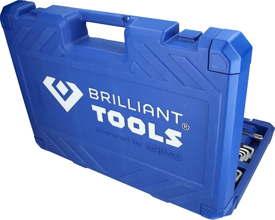 BRILLIANT TOOLS BT024095 1/4" + 1/2" Universal-Werkzeug-Satz, 95-tlg [Powered by KS TOOLS] 95-tlg.,