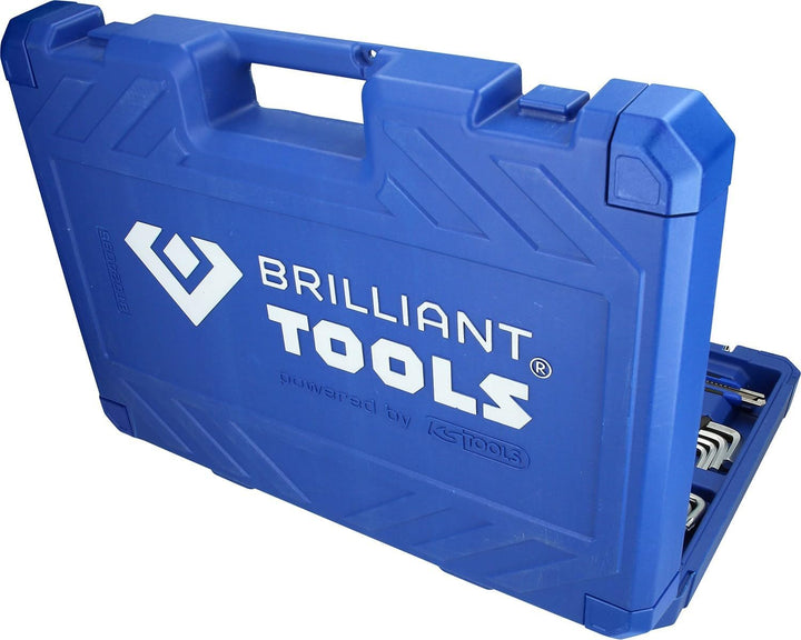 BRILLIANT TOOLS BT024095 1/4" + 1/2" Universal-Werkzeug-Satz, 95-tlg [Powered by KS TOOLS] 95-tlg.,