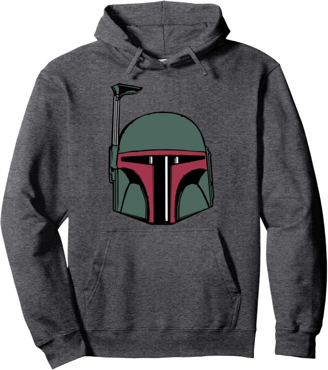Star Wars Boba Fett Cartoon Floating Helmet Pullover Hoodie