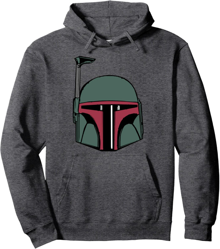 Star Wars Boba Fett Cartoon Floating Helmet Pullover Hoodie