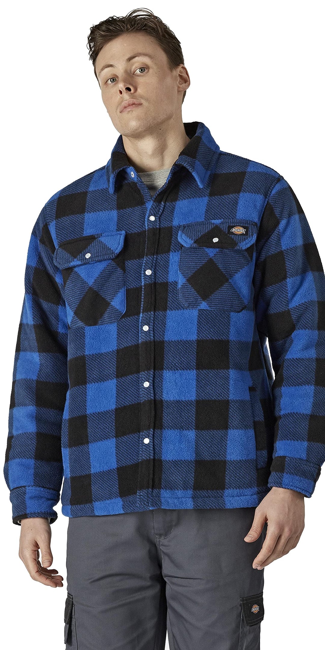 Dickies SH5000 Portland Gepolsterte Thermohemd-Arbeit, Gr. S- Kornblau Royalblau S, Royalblau S