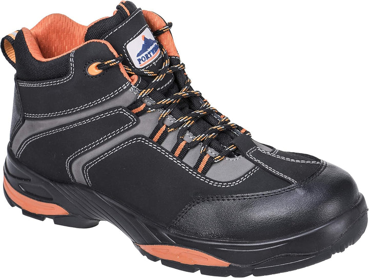 Portwest Operis Sicherheitsstiefel, Grösse 4/37, Typ S3 (FC60), 11 UK, Schwarz 11 UK Schwarz, 11 UK