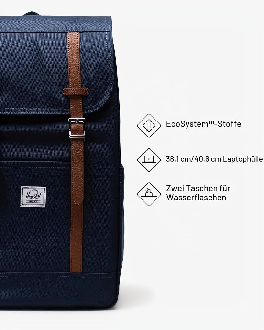 Herschel Retreat Rucksack, Blau
