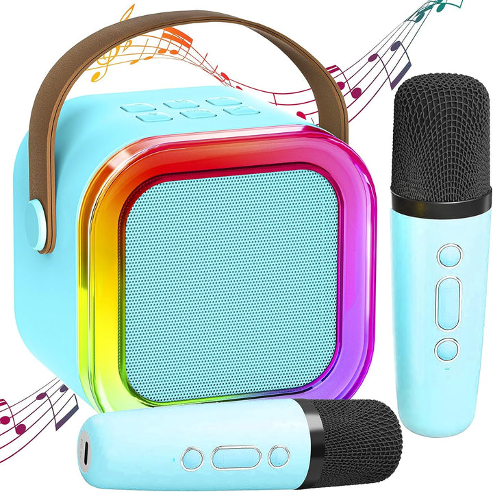 Karaoke Maschine Kinder mit 2 Karaoke Mikrofon Kinder: [Neueste] Kinder Karaoke mit Mikrofon - Karao